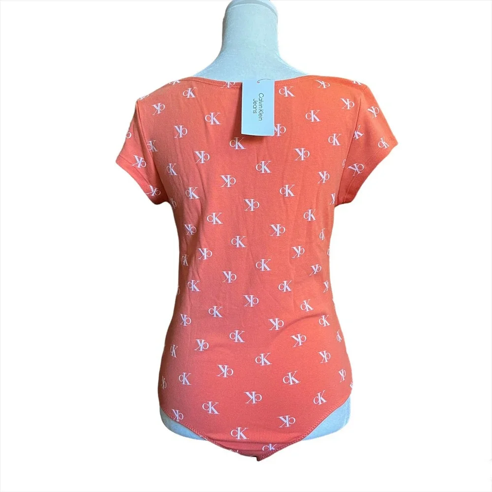 NWT - Calvin Klein Jeans Women's Bodysuit (Size: L) - Picture 2 of 2